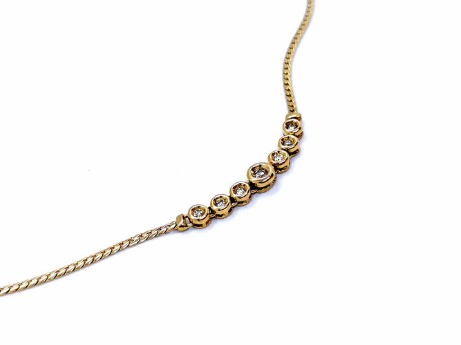 Collier Collier Or jaune Diamant 58 Facettes 990030CN