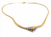 Necklace Necklace English mesh Yellow gold Diamond 58 Facettes 1011016CD