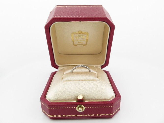 Bague 51 CARTIER - Bague "Etincelle" Or Blanc & Diamants 58 Facettes 249802