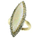 Ring 55 Opal and diamond ring 58 Facettes 16054-0031