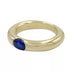 Ring 50 Cartier ring, "Ellipse", yellow gold, sapphire. 58 Facettes 32225