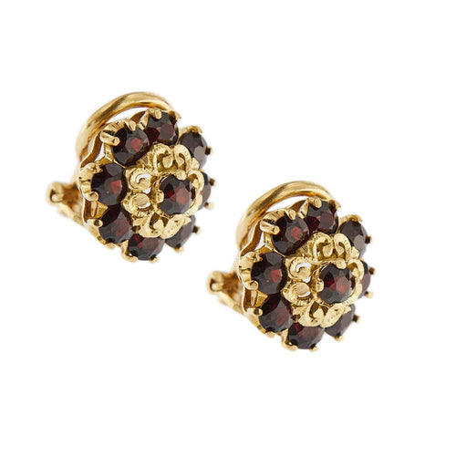 Boucles d'oreilles Boucles d'oreilles grenats 58 Facettes 28599