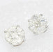 Boucles d'oreilles Puces d'oreilles diamants or blanc 58 Facettes 21-516