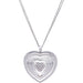 Necklace Chopard necklace, “Very Chopard Coeur”, white gold, diamonds. 58 Facettes 32238