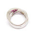 Bague Bague saphirs multicolores diamants or blanc 58 Facettes