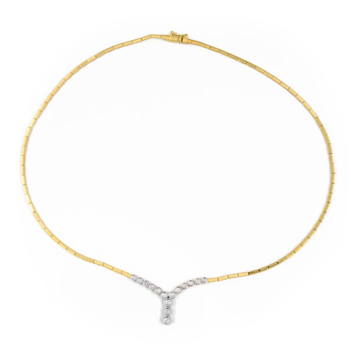 Collier Collier Or jaune Diamant 58 Facettes 2030943CN