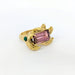 Ring Animal motif ring in yellow gold and tourmaline 58 Facettes 27300