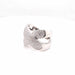 Bague 58 Bague croisée Or blanc Diamants 58 Facettes 25041DV