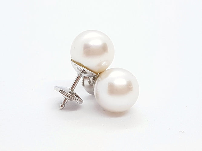 Boucles d'oreilles Boucles d'oreilles Or blanc Perle 58 Facettes 06204CD