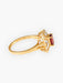 Ring Marguerite Garnet and Diamond Ring 58 Facettes ES3302A