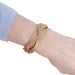 Bracelet Bracelet tresse or jaune. 58 Facettes 32347