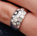 Bague en or blanc et diamants 58 Facettes 16705