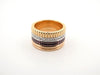 Ring 51 BOUCHERON ring four classic wide 18k gold 0.51ct 58 Facettes 254584