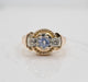 Ring 55 Ring 1940 circular sapphire 58 Facettes 362