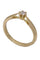 Bague 47 SOLITAIRE OR JAUNE DIAMANT 58 Facettes 078431