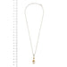 Necklace Necklace 2 Golds Pearl Diamonds 58 Facettes 33862