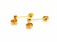 Boucles d'oreilles Boucles d'oreilles Pendants Or jaune Diamant 58 Facettes 760707CN