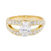Ring 51 Mellerio Ring Yellow gold Diamond 58 Facettes 2363803CN