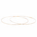 Ginette NY Earrings Jumbo Circle Hoops Creole Earrings Rose gold 58 Facettes 2322881CN