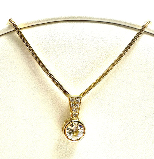 Collier Collier pendentif solitaire Diamant 2.50ct 58 Facettes