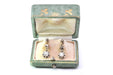 Dormeuse earrings 1900s Platinum Diamonds 58 Facettes 25247