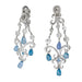 Earrings Chopard “Copacabana” earrings in white gold, diamonds, sapphires. 58 Facettes 31568