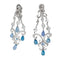 Boucles d'oreilles Boucles d'oreilles Chopard "Copacabana" en or blanc, diamants, saphirs. 58 Facettes 31568