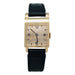 Hermès "Driver" watch in yellow gold, leather strap. 58 Facettes 28950