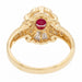 Ring 53 Ring Yellow gold Ruby 58 Facettes 2309002CN