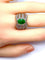 Bague 58 Bague 2 Ors Emeraude Diamants 58 Facettes AB228