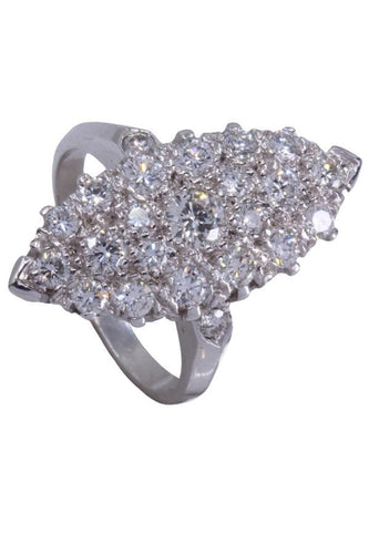 Bague BAGUE MARQUISE DIAMANTS 58 Facettes 075731