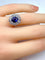 Bague 52 Bague marguerite Saphir Diamants 58 Facettes AB201