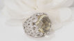 Bague 52.5 Bague en or blanc diamants et citrine 58 Facettes 30957