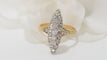 Bague 56 Bague marquise en Or bicolore et Diamants 58 Facettes 30627