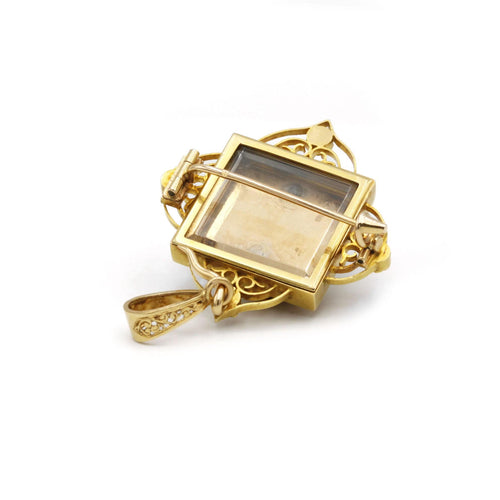 Broche Pendentif Broche Or jaune et perles 58 Facettes 230210R