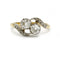 Bague 53 Bague "Toi et Moi" Or jaune Platine & Diamants 58 Facettes 240097R