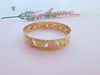 Bracelet Bangle with bunches of grapes and vine leaves 18 K Gold 58 Facettes AA 1638