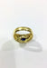 Ring 54 Ring Yellow gold Sapphire Diamonds 58 Facettes