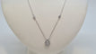 Collier Collier poire en Or blanc & diamants 58 Facettes