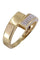 Bague 58 Bague Or jaune pavage diamants 58 Facettes 080391