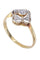 Bague 48 BAGUE DIAMANTS ART NOUVEAU 58 Facettes 071661