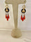 Boucles d'oreilles Pendants d'Oreilles Or Onyx Corail 58 Facettes 862568