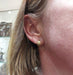 Boucles d'oreilles Demi-créoles 3 ors 58 Facettes 062501