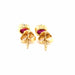 Ruby and Yellow Gold Stud Earrings 58 Facettes