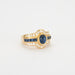 Bague 56 Bague Saphir cabochon Diamants 58 Facettes 323S286