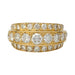 Bague Bague en or jaune, diamants. 58 Facettes