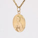 Saint Bernadette Medal pendant yellow gold 58 Facettes CVP103
