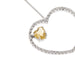 Collier Collier Coeur diamants et citrine 58 Facettes 28512