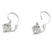Earrings “Dormeuses” earrings in white gold, diamonds. 58 Facettes 31635