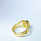 Bague Bague en or jaune et citrine 58 Facettes 5579